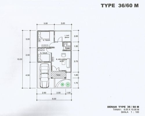 Layout Tipe 36